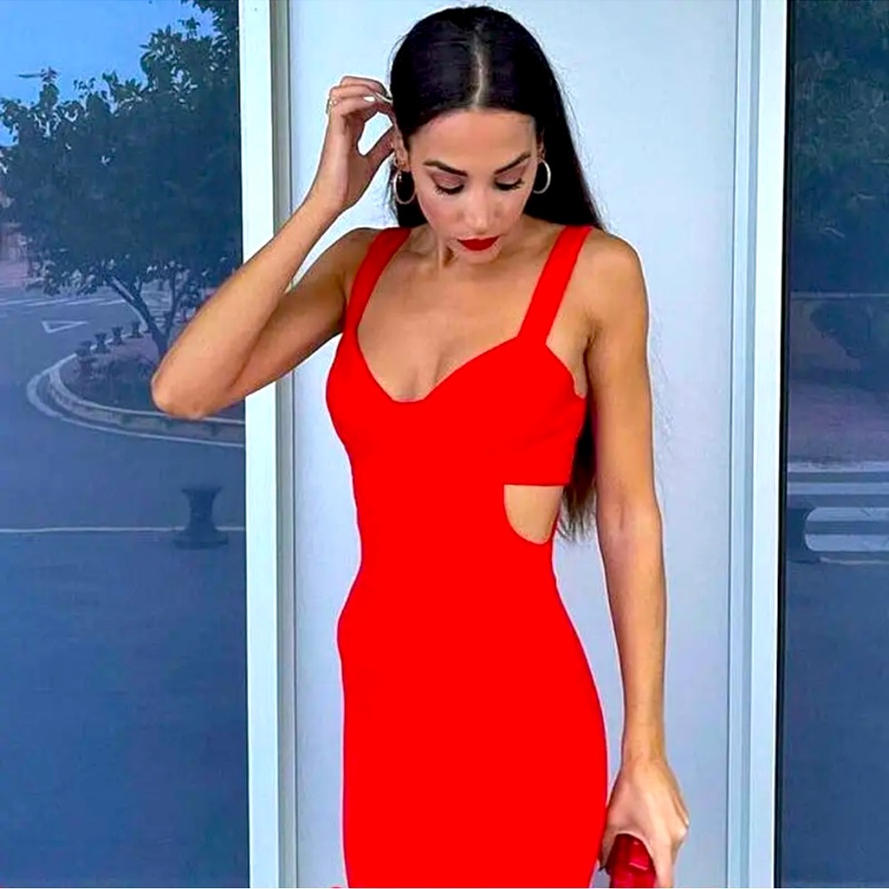 Zara cutout dress